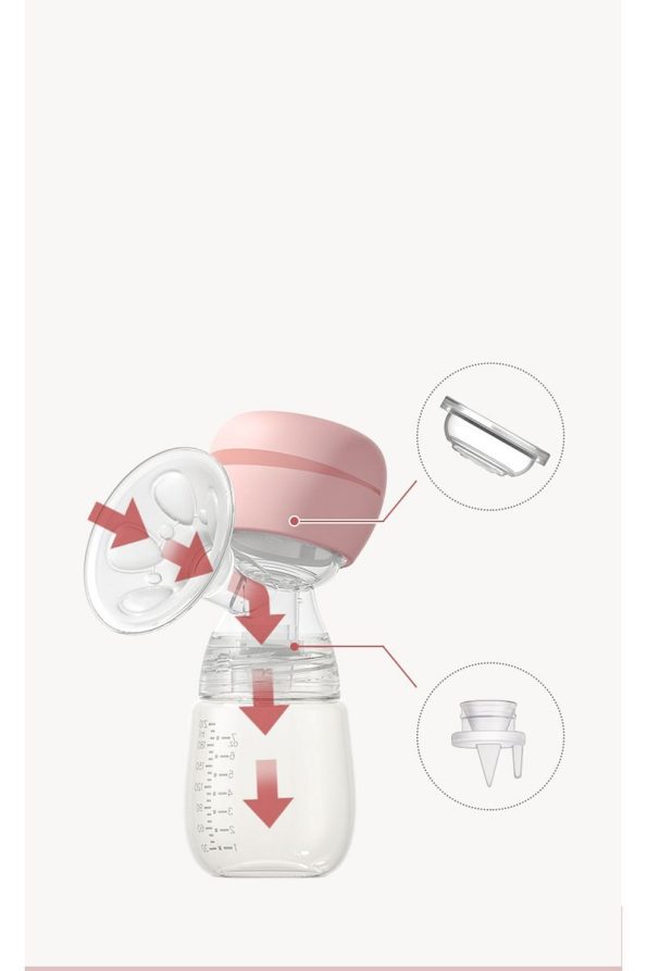 YOUHA Wireless Electric Breast Pump (Single) - Rechargeable, Hands-Free Breast Pump