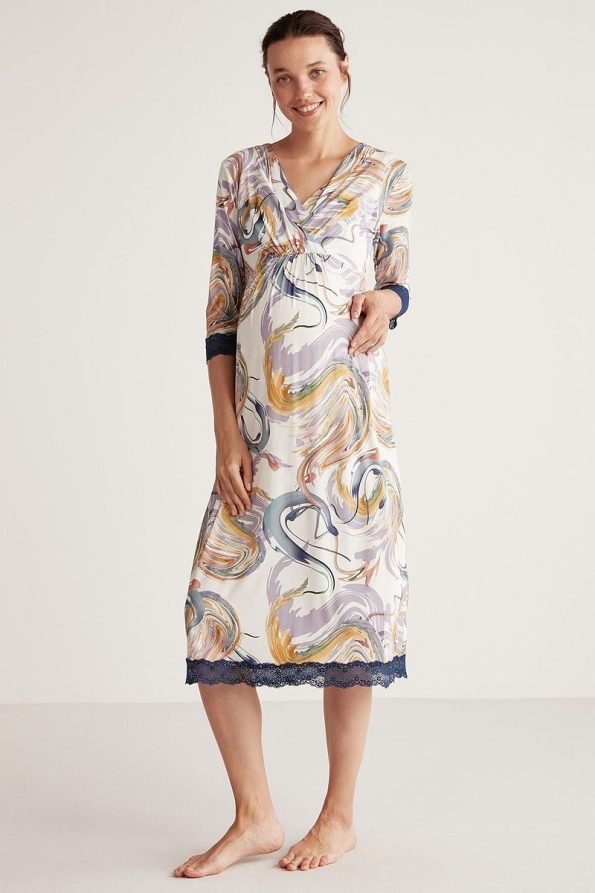 Soft Textured Maternity Dress