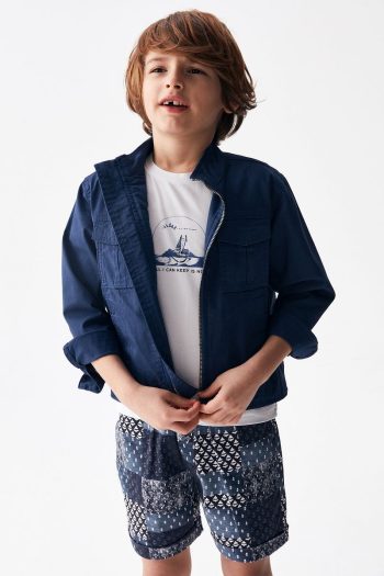 Nk Kids Boys Navy Style Jacket