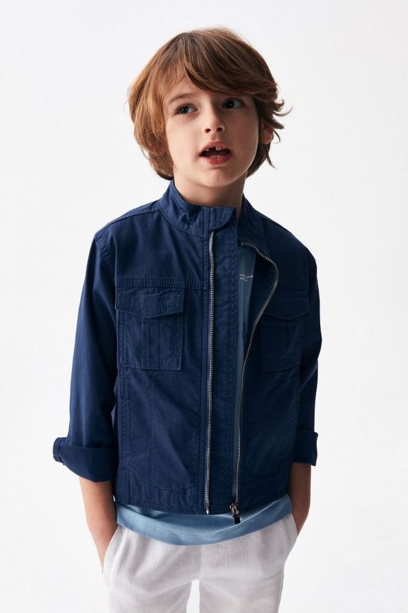 Nk Kids Boys Navy Style Jacket