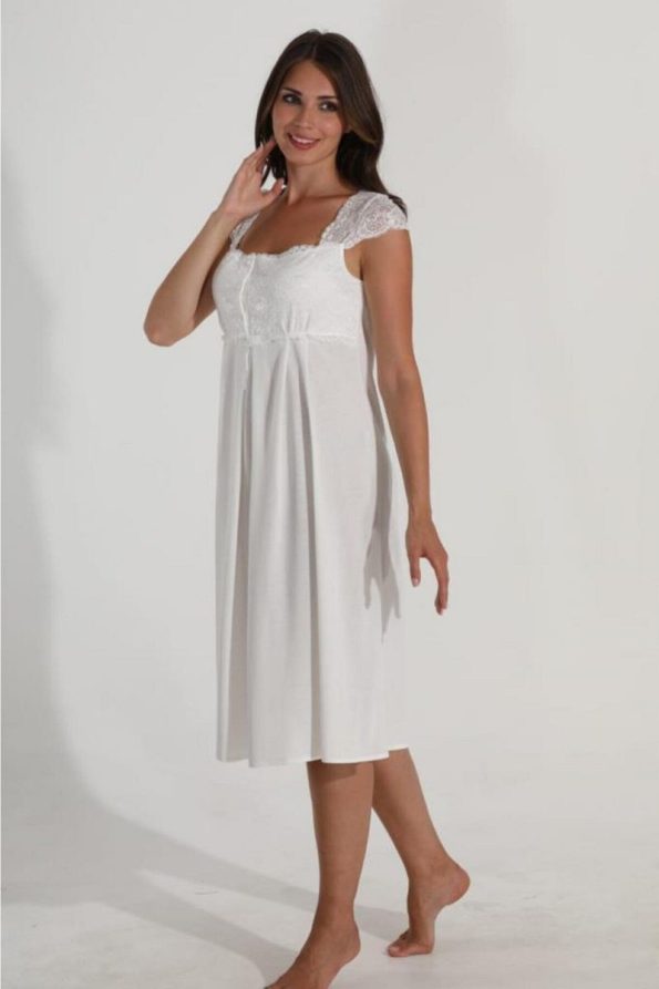 Elite River 2092 Maternity Nightgown and Robe Set