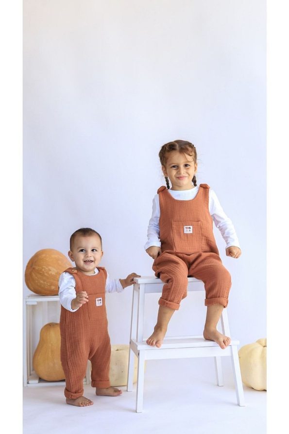 Las Vivas Kids Muslin Jumpsuit for Winter and Spring