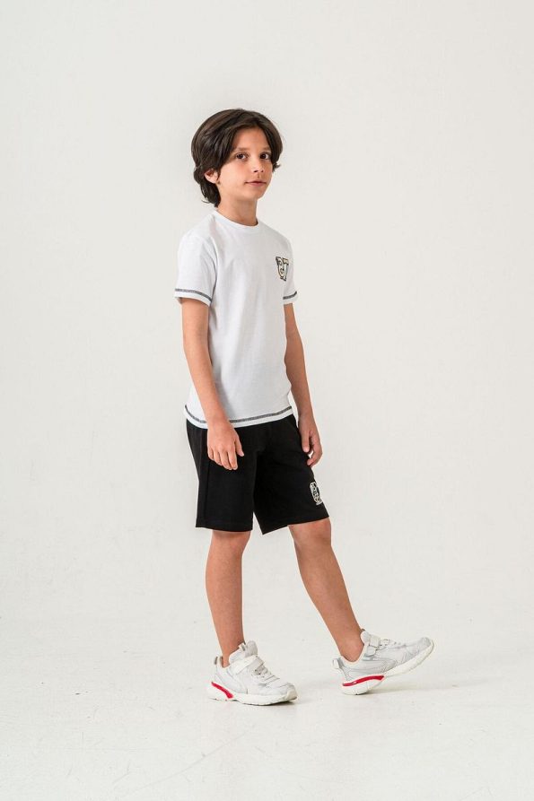 Mışıl Kids 87 Reaper The World Printed Boys' Shorts and T-Shirt Set