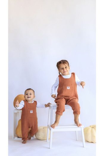Las Vivas Kids Muslin Jumpsuit for Winter and Spring