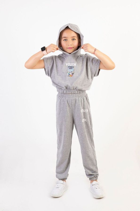 HARIKA KIDS Girls' Hoodie Two-Piece Set