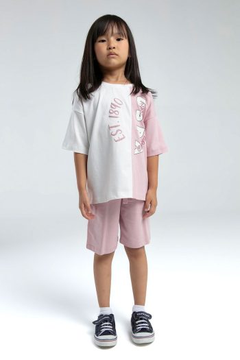 U.S. Polo Assn. Girls' Pink Short Pajama Set
