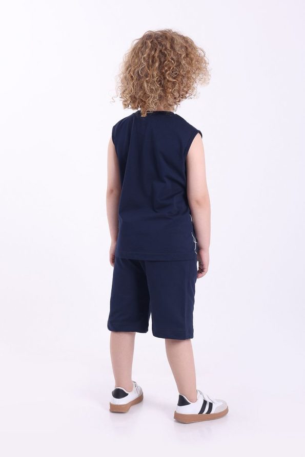 Mixima Spider-Man Printed Sleeveless Summer Set for Boys Aged 3-6