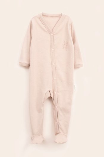 Vauva 2-Piece Long Sleeve Snapsuit Pajama Set for Babies and Kids