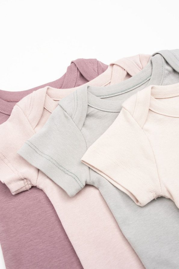 Vauva 4-Piece Short Sleeve Bodysuit Set