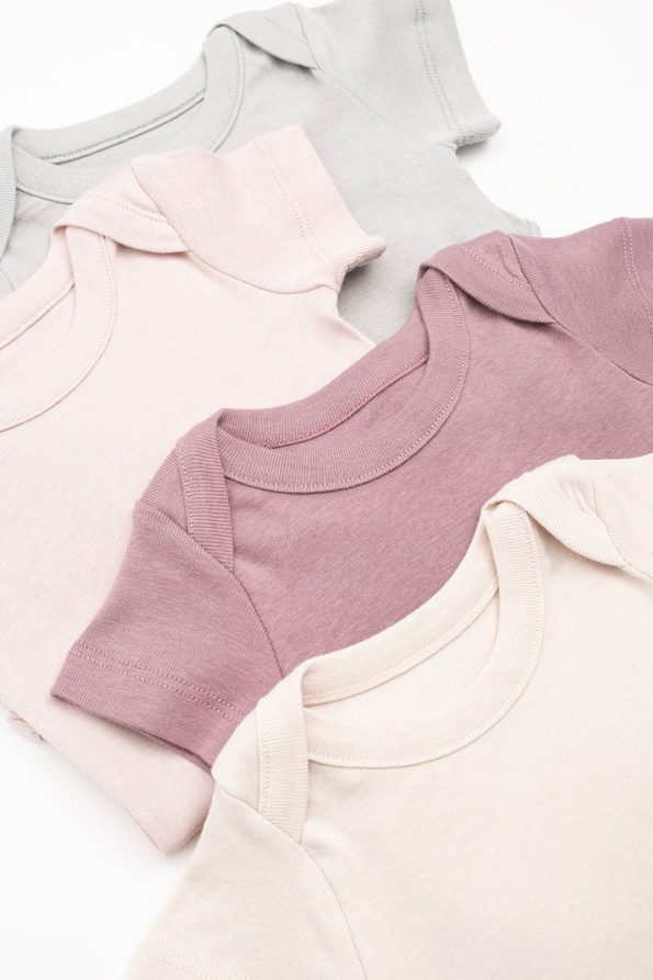 Vauva 4-Piece Short Sleeve Bodysuit Set