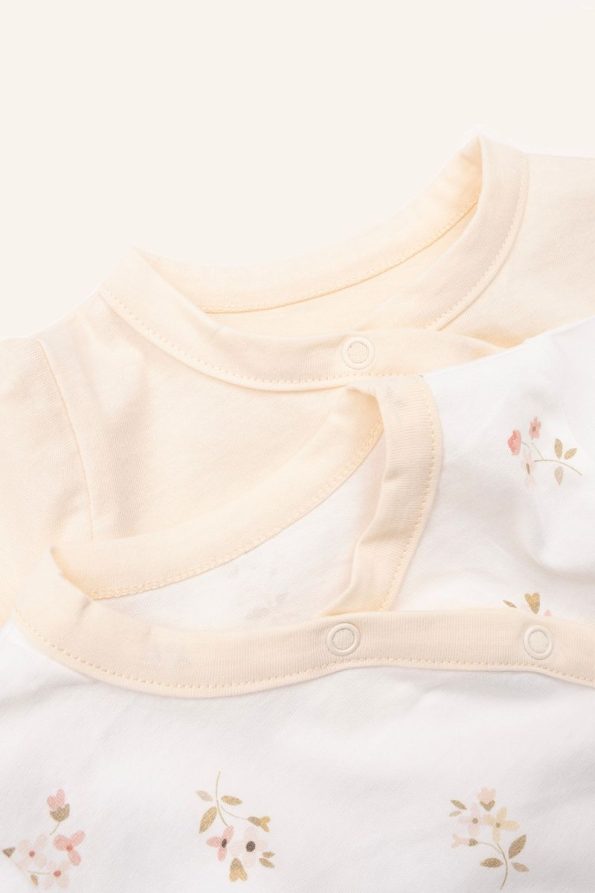 Vauva 2-Pack Snap Romper with Print and Embroidery for Babies and Kids