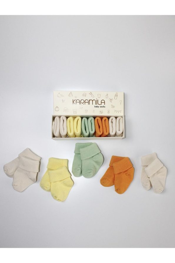 KARAMİLA 5-Pack Baby Bamboo Socks for Boys