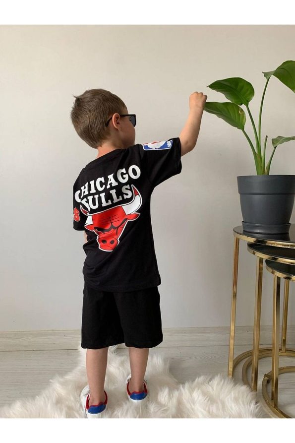 JELIBOOM NBA Kids Shorts Set 100% Organic Cotton