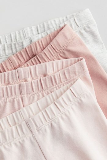 H&M Set of 4 Cotton Jersey Leggings