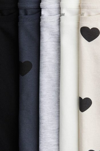 H&M Set of 5 Cotton T-Shirts