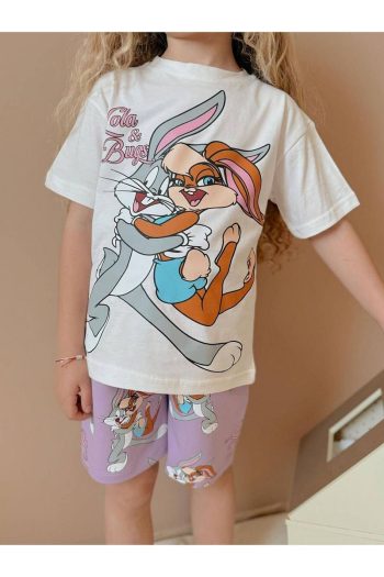 Yigit Boutique Printed Short Set for Girls