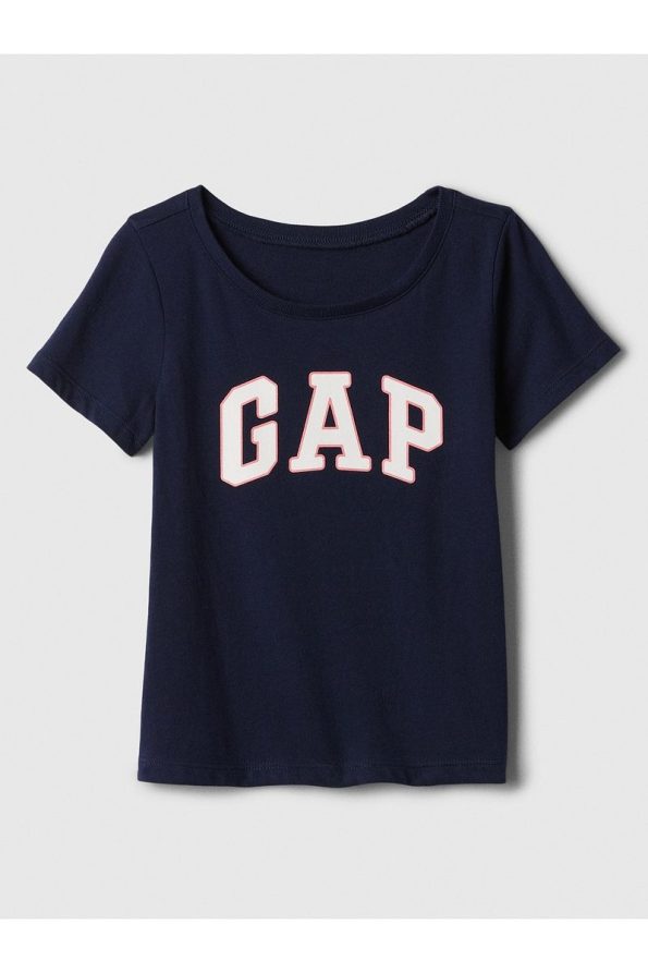 GAP Girls' Navy Logo T-Shirt