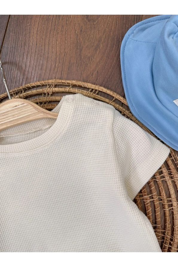 Adda Baby Short Sleeve Cap Hat Bodysuit Set for Boys