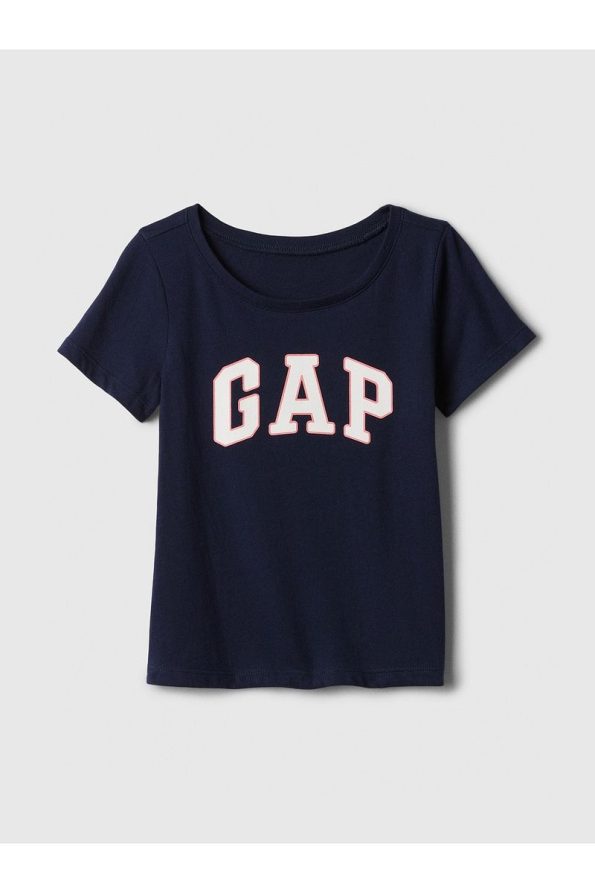 GAP Girls' Navy Logo T-Shirt