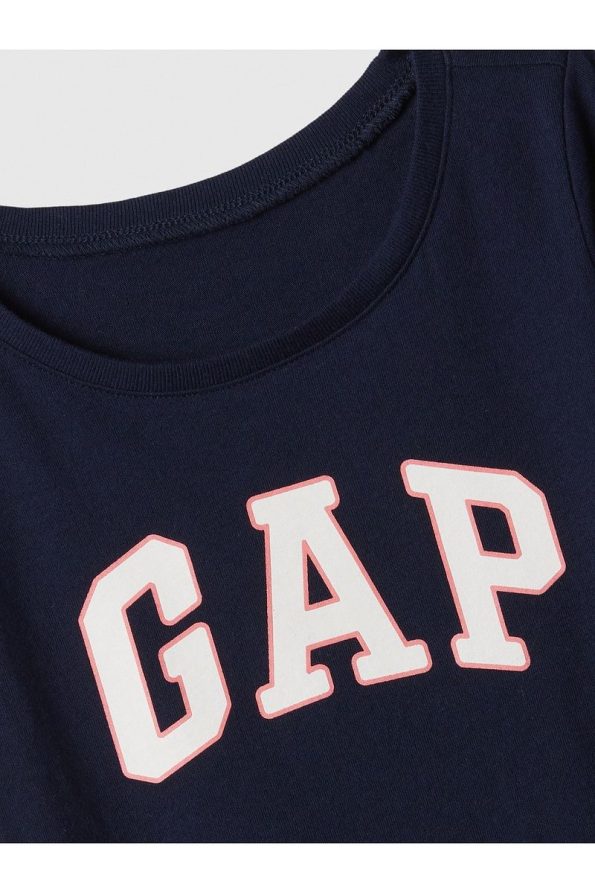 GAP Girls' Navy Logo T-Shirt