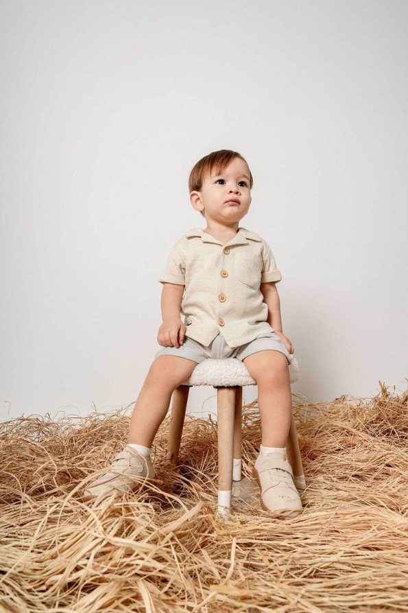Stylish Boys' Cotton Two-Piece Set