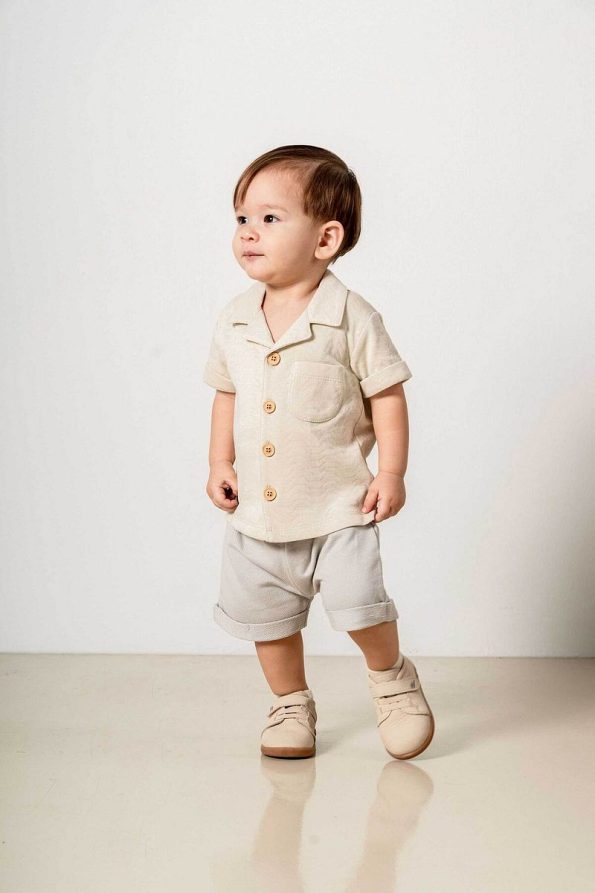 Stylish Boys' Cotton Two-Piece Set