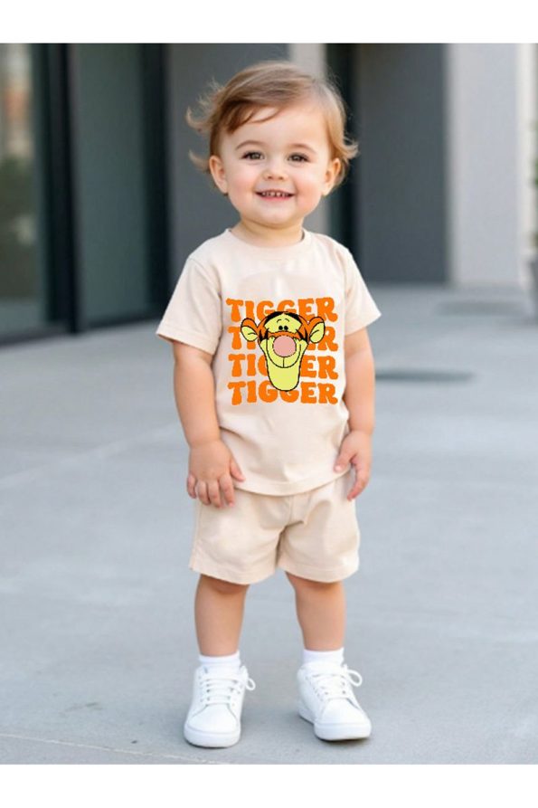 Babypare Boys' T-Shirt and Shorts Set Tiger
