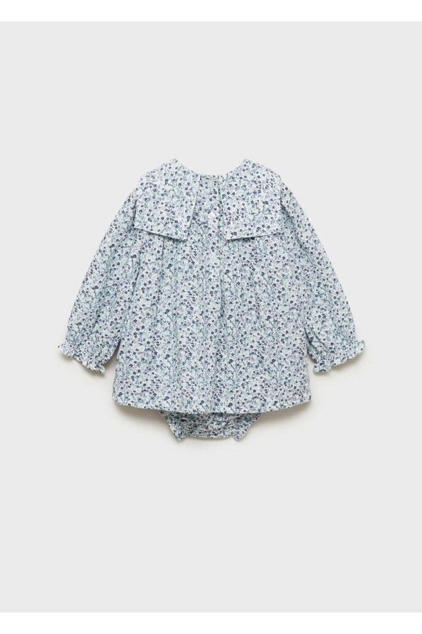 MANGO Baby Ruffled Cotton Dress and Panty