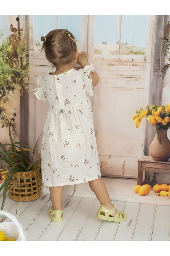 Kirazkids Bella Floral Muslin Dress