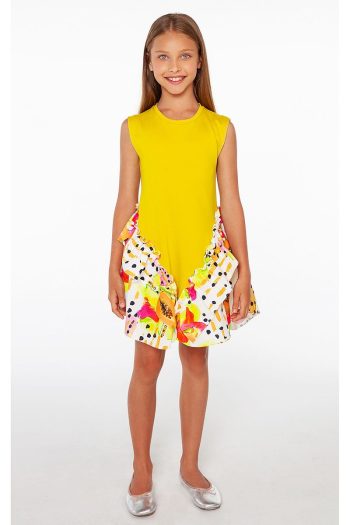 SheShe Yellow Papaya Dress