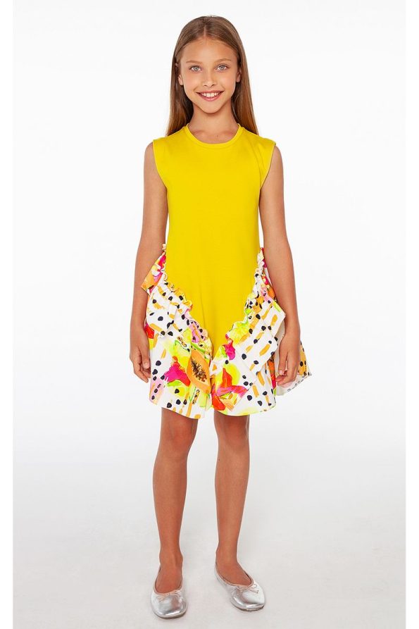 SheShe Yellow Papaya Dress