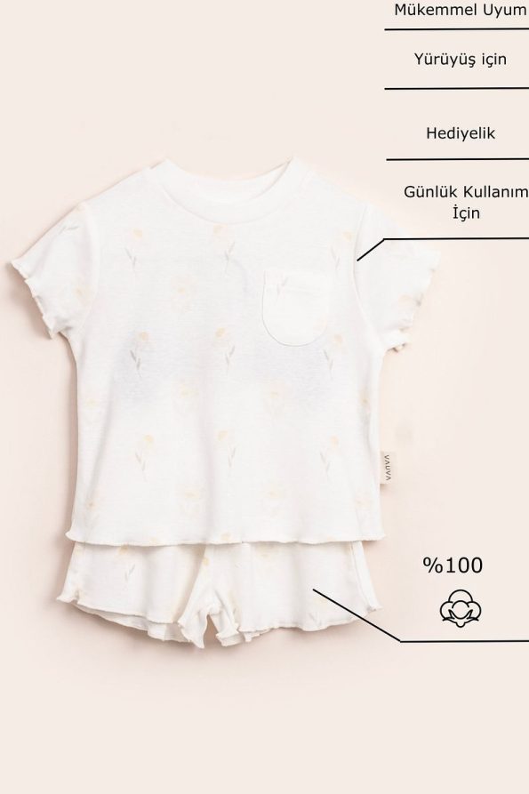 Pocket Set Girls' T-Shirt and Shorts Outfit
