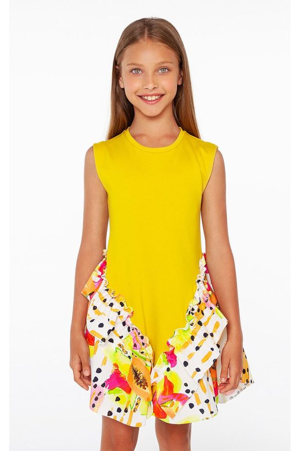 SheShe Yellow Papaya Dress
