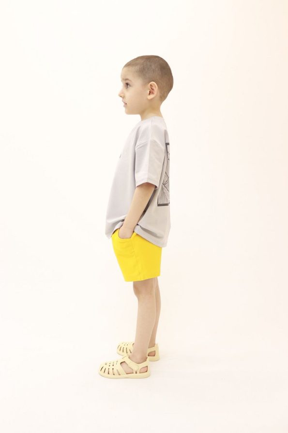BALKABAĞI Mountain Summer Printed Boys' Shorts Set (2-8 Years)
