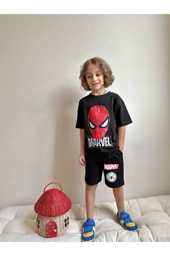 Yigit Boutique Printed Short Set for Boys