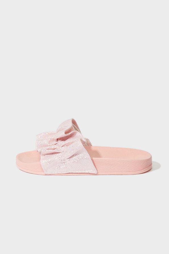 Flat Sole Single Strap Slippers for Girls