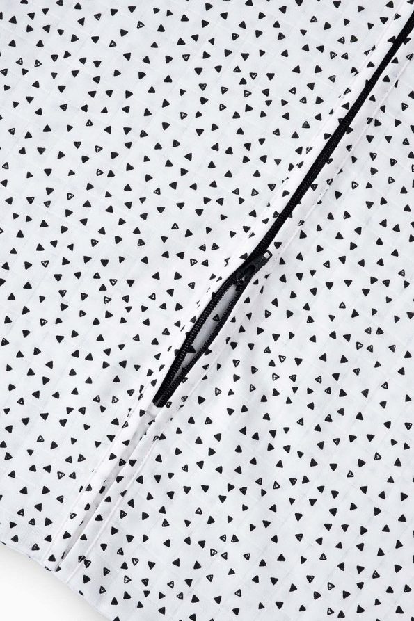 Boumini Muslin Baby Sleep Sack 90 Cm Black Triangles
