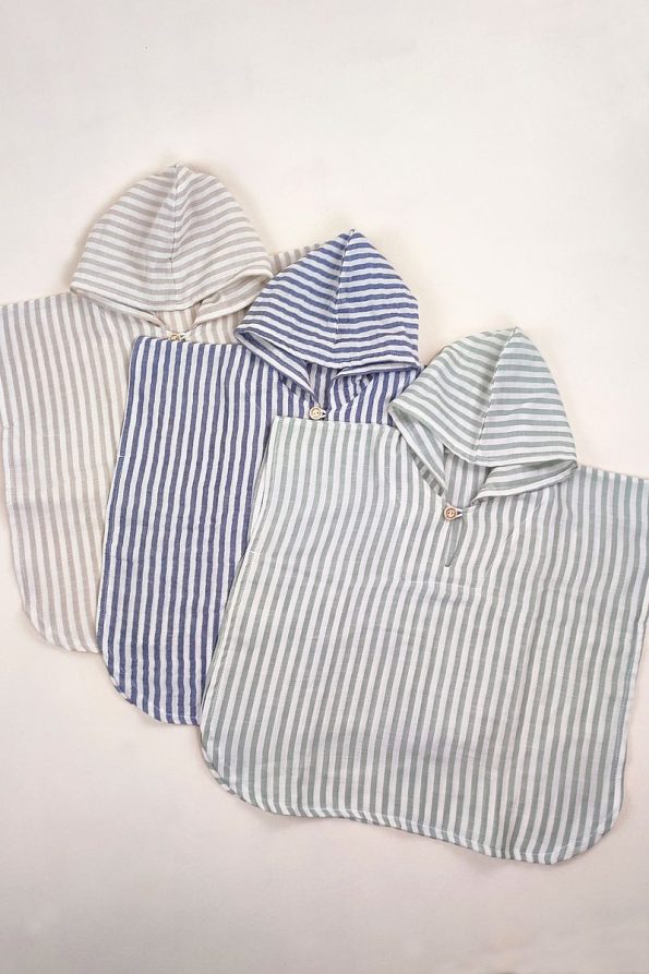 la mure baby 100% Organic Cotton Muslin Child Poncho