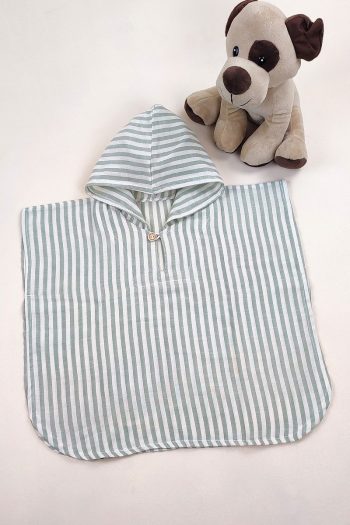 La Mure Baby 100% Organic Cotton Muslin Kids Poncho