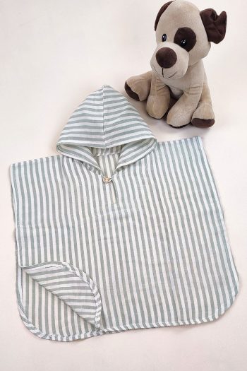 La Mure Baby 100% Organic Cotton Muslin Kids Poncho