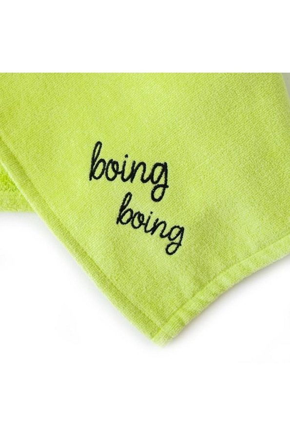 Milk & Moo Velvet Swaddle Towel Frog