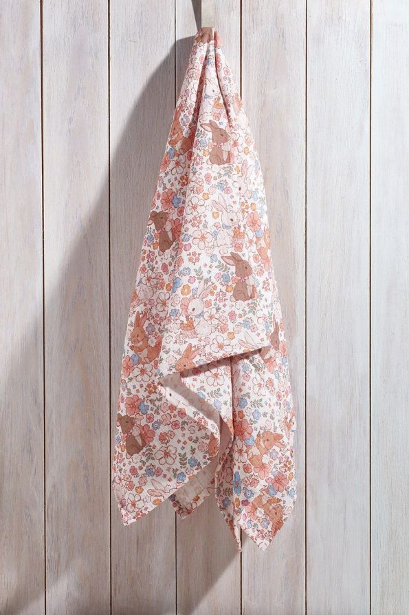 Tuğba Swan Double Layer Muslin Cover - Summer Vibe - Pattern 2