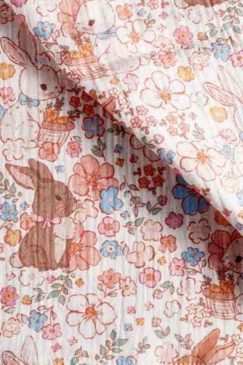 Tuğba Swan Double Layer Muslin Cover - Summer Vibe - Pattern 2