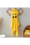 Milk & Moo Bee Buzz Velvet Hooded Bath Towel