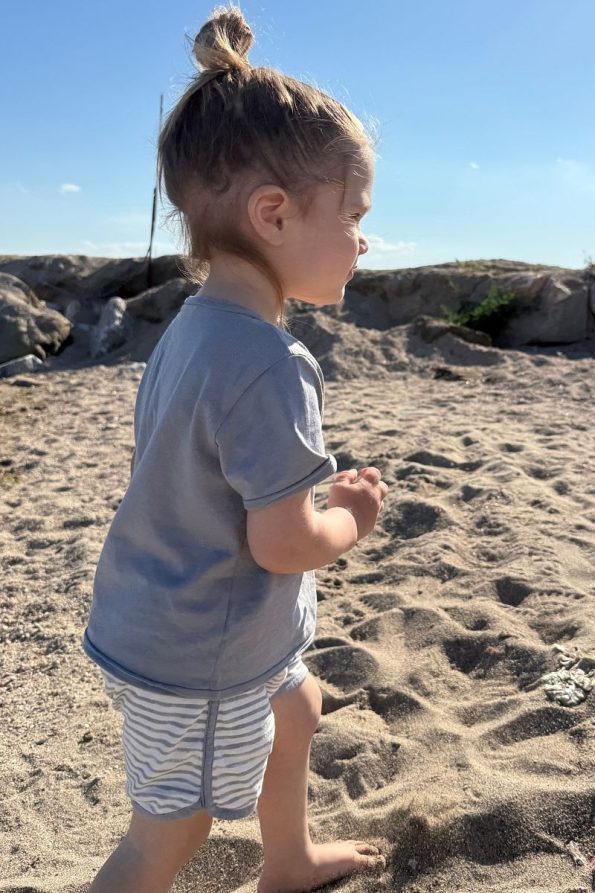 Minipodium Baby Boy Button Pocket T-shirt and Shorts Summer Set