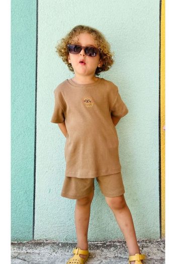 Mamareng 100% Cotton Soft Knit Embroidered Baby and Kids Set