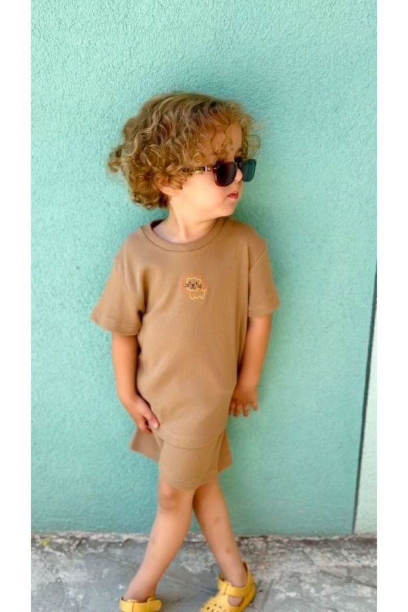 Mamareng 100% Cotton Soft Knit Embroidered Baby and Kids Set