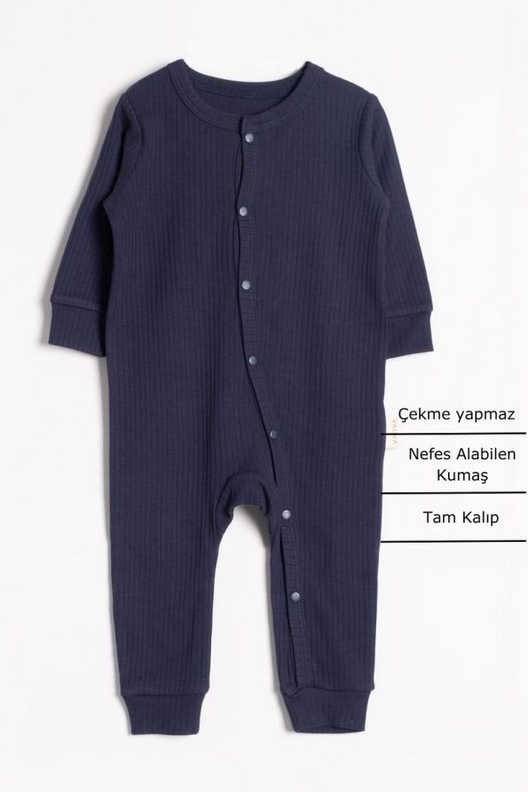 Vauva 2-Pack Long Sleeve Snapsuit Pajama for Babies