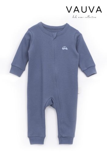 Baby Boy Girl Long Sleeve Embroidered Zipper Sleep Suit