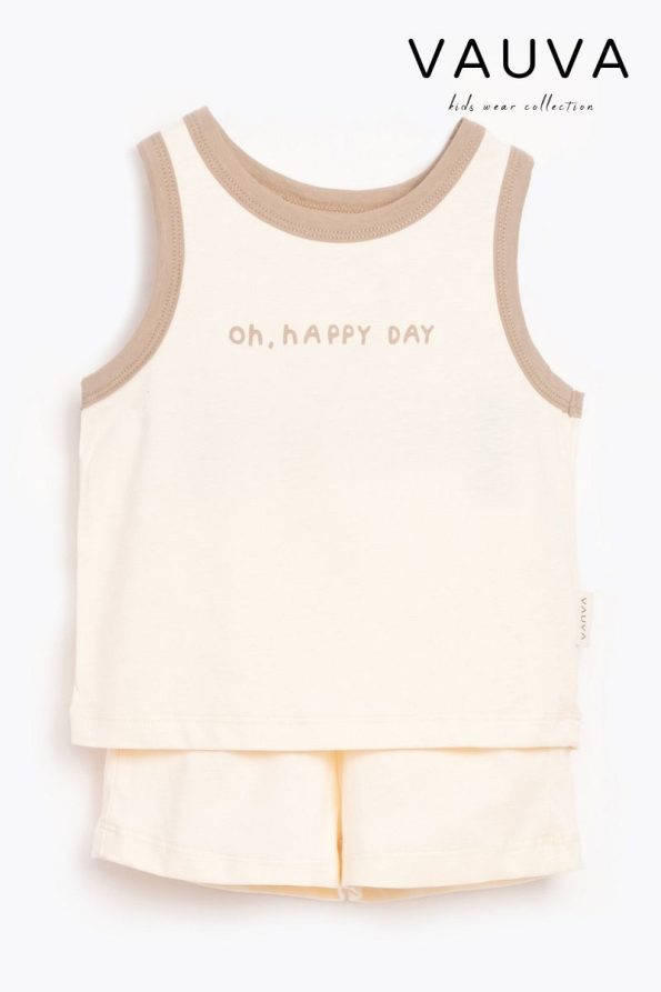 Unisex Printed Baby and Kids Outfit Set with Shorts and T-Shirt